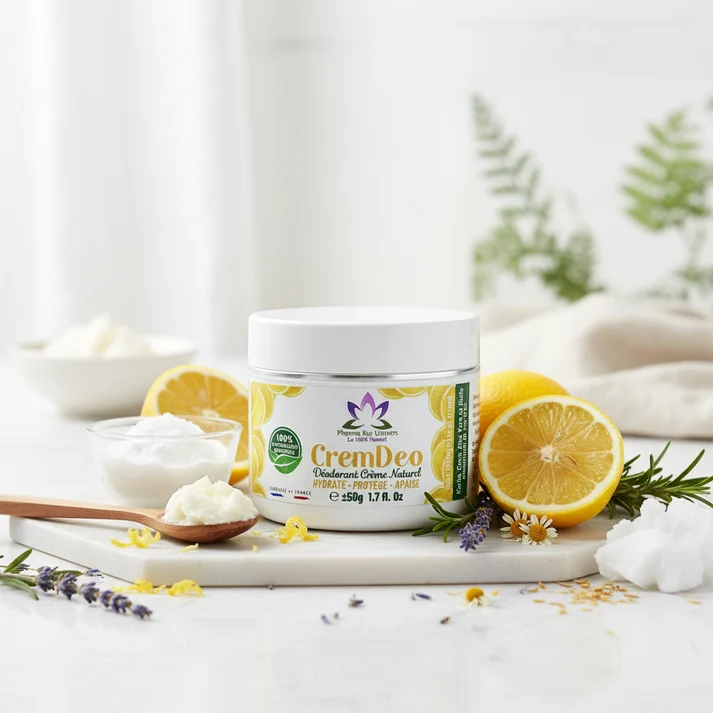 CremDeo - Déodorant Crème Naturel_Citron CremDeo - Déodorant Crème Naturel pour une Fraîcheur Durable - 50 gr – Image 1