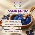 Poudre De Nila Bleu Du Maroc – 100% Pure Et Naturelle – 50G – Image 6