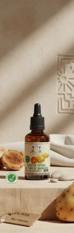 Huile de Pépins de Figue de Barbarie Pure – Anti-Âge & Régénération Intemporelle (15 ml) – Image 4