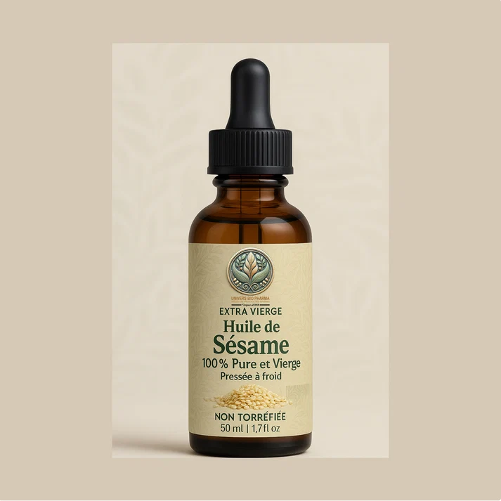 Huile de Sésame Artisanale – Peau Sèche, Cheveux & Massage Huile de Sésame Artisanale – Peau Sèche, Cheveux & Massage – Image 1