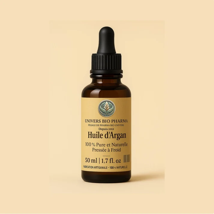 Huile_Argan Huile d’Argan Pure – Pressée à Froid & Artisanale | L’Or Liquide du Maroc (50 ml) – Image 1