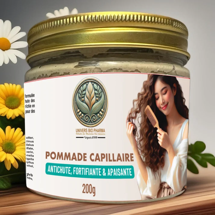 Pommade_Capillaire_2 Pommade Capillaire Naturelle au Sidr – Anti-Chute, Pousse & Cuir Chevelu Sain | 200g – Image 1