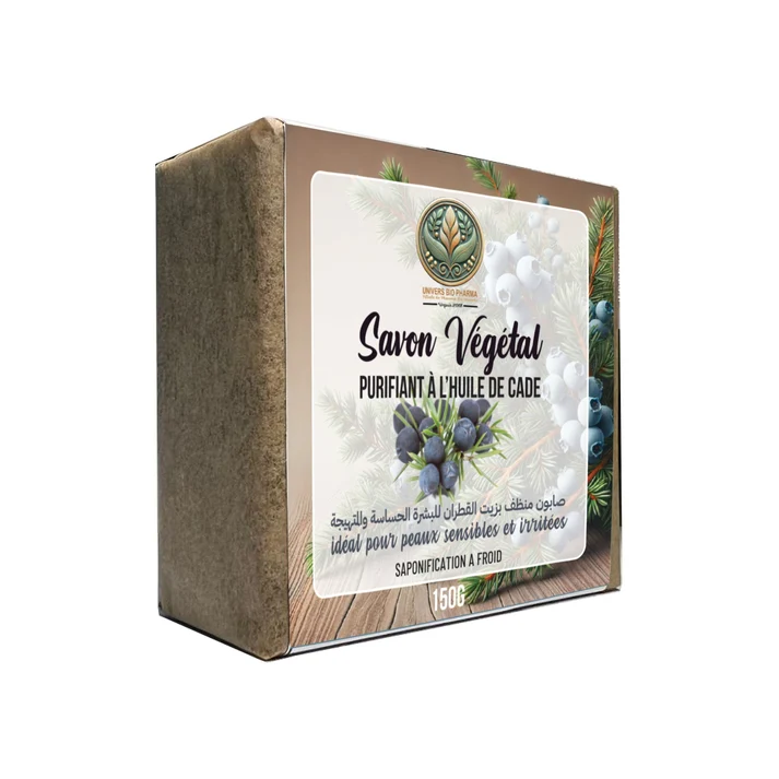 Savon Purifiant à l'Huile de Cade Savon Purifiant à l'Huile de Cade – Eczéma, Psoriasis & Peaux Sensibles | Saponifié à Froid | 150g – Image 1
