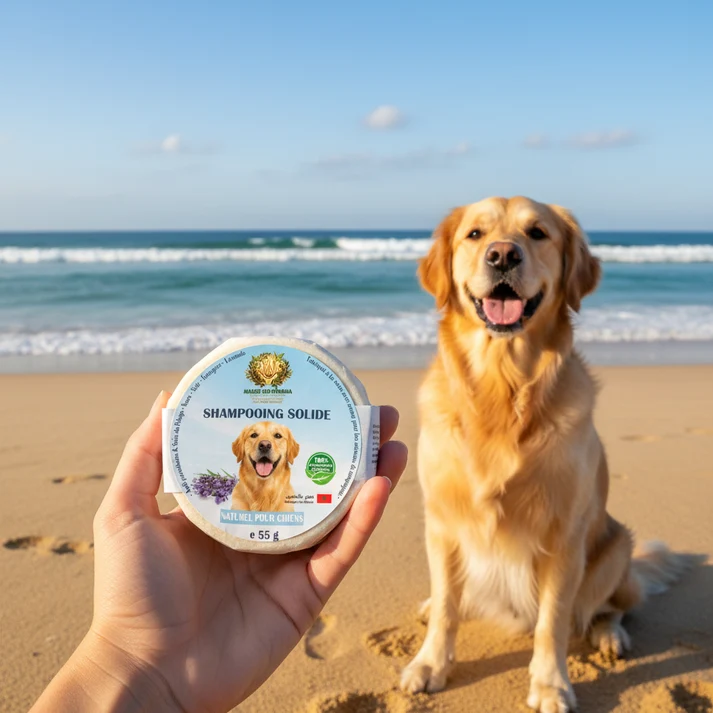 Shampoing Solide Chien – Anti-Parasitaires & Soin Pelage 55g Shampoing Solide Chien – Anti-Parasitaires & Soin Pelage | 55g – Image 1