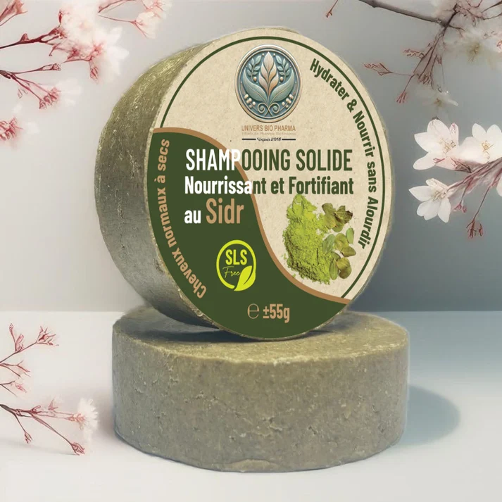 Shampoing Solide Naturel au Sidr Shampoing Solide Naturel au Sidr (Jujubier) – Sans Sulfate, Hydratant & Purifiant | Tous Cheveux – Image 1