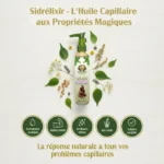 Sidrélixir – Huile Capillaire Naturelle au Sidr | Anti-Chute, Brillance & Hydratation | 100ml