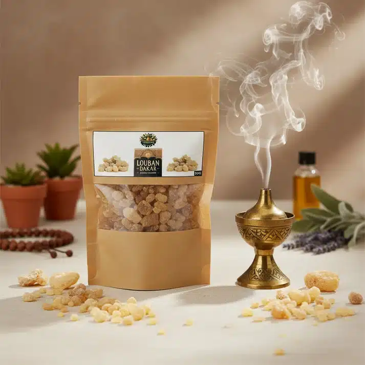 louban-dakar-lban-thkr-encens-oliban-de-qualite-superieure_2 Louban Dakkar – Encens Oliban Boswellia Carterii 100% Pur | 50g – Image 1