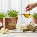 Savon Artisanal au Cresson – Purifiant & Apaisant | Saponifié à Froid | 150g – Image 5