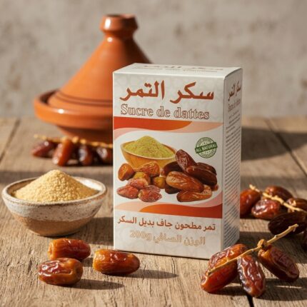 Sucre de Dattes Bio – Alternative Naturelle au Sucre | 200g