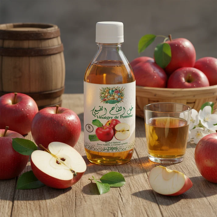 vinaigre-de-pomme Vinaigre de Pomme Artisanal – 100 % Fait Main 250 ml – Image 1